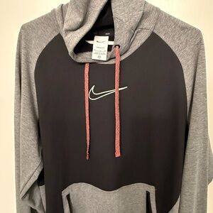 Nike Gray and Black Hoodie